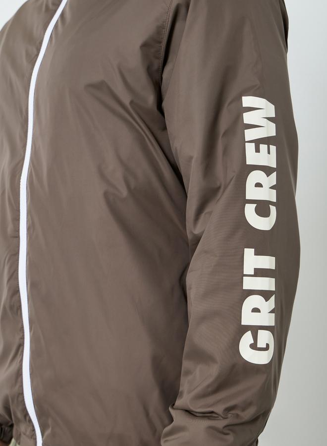 Styli Men Oversized Fit Printed Windcheater Jacket - Image 4